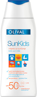 SunMilk dečije mleko za zaštitu od sunca, SPF 50 OLIVAL