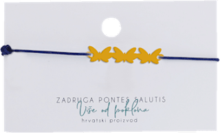 Narukvica - leptirići PONTES SALUTIS