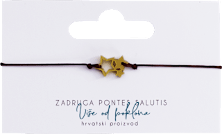 Narukvica - zvjezdice PONTES SALUTIS