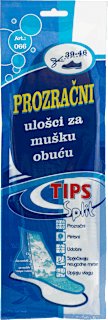 Split prozračni ulošci za mušku obuću, veličina 39-46 TIPS