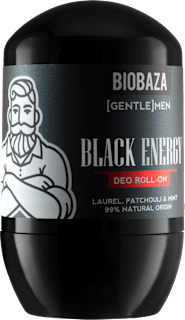 Men Black Energy roll-on - Lovor, Pačuli i Menta  Biobaza