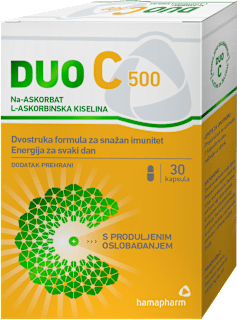 Duo C 500 kapsule hamapharm