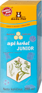 Api herbal Junior sirup medo-flor