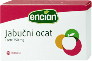 Jabučni ocat forte – 40 kapsula encian