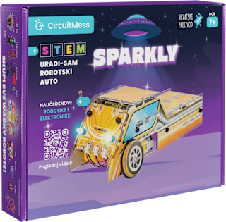 Sparkly robotski auto – uradi-sam mini robot za početnike TALENT SHOW