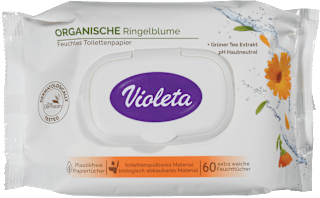 Vlažni toaletni papir s ekstraktom nevena Violeta