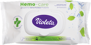 Hemo-care vlažni toaletni papir Violeta