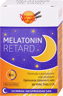 Melatonin Retard tablete Natural Wealth