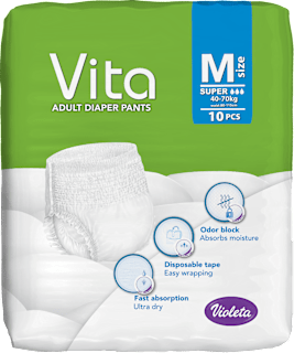 Vita pelene - gaćice za odrasle - M Violeta