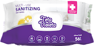 Višenamjenske maramice za dezinfekciju – limun Violeta