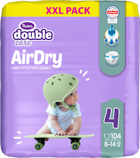 double care pelene AirDry XXL PACK, veličina 4 (8-14kg) Violeta