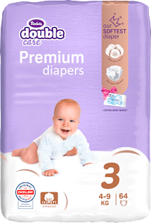 double care Premium pelene veličina 3 (4-9kg) Violeta