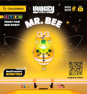 Wacky Robots uradi-sam mini robot za početnike – Mr. Bee TALENT SHOW