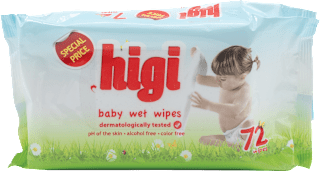 baby vlažne maramice higi