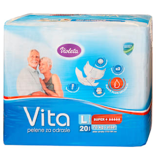 Vita pelene za odrasle - L super plus Violeta