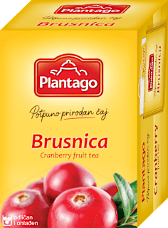Brusnica čaj Plantago