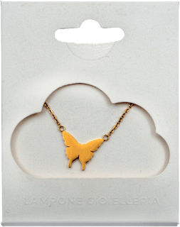 Ogrlica leptir - gold Lampone