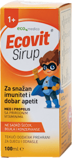 Ecovit sirup za snažan imunitet i dobar apetit eco medico