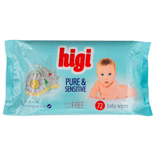 Pure & Sensitive vlažne maramice higi
