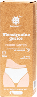 Platnene menstrualne gaćice, vel. S, više vrsta Bubamara