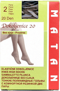 Dokoljenice 20 DEN – melon Matan