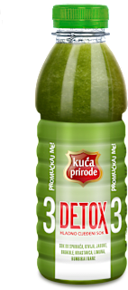 DETOX 3 hladno cijeđeni sok  Kuća Prirode