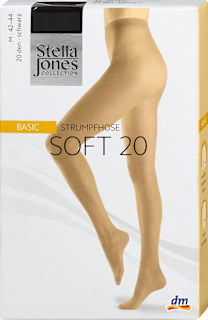 punčochové kalhoty Soft 20DEN, velikost M 42-44, černé Stella Jones