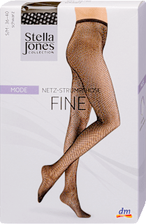 Mode Fine štrample sa mrežom, veličina 36 - 40 crna Stella Jones