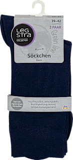 Söckchen Basic dunkelblau, Gr. 39-42 (2 Paar) Legstra