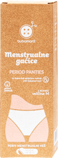 Platnene menstrualne gaćice, vel. M, više vrsta Bubamara