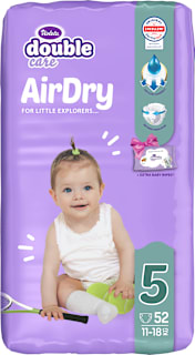 double care pelene AirDry, veličina 5 (11 – 18 kg) Violeta