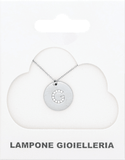 Ogrlica slovo G - Silver Lampone