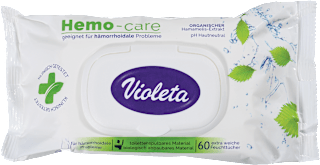 Hemo Care – vlažni toalet papir  Violeta