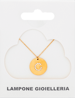 Ogrlica slovo G - Gold Lampone