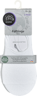 Füßlinge Basic weiß, Größe: 35-38 Legstra