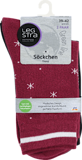 Söckchen Trend Wintermotiv Gr. 39-42 (2 Paar) Legstra