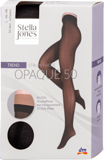 Trend hulahopke Opaque, 50 DEN, veličina L 44 – 46 – crna Stella Jones