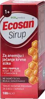 Ecosan sirup za anemiju i jačanje krvne slike eco medico