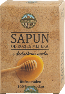 Kruti sapun od kozjeg mlijeka s dodatkom meda ALPINO