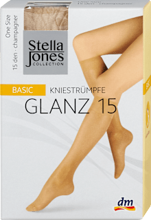 Dokolenke Glanz 15 DEN, univerzalna velikost, champagner Stella Jones
