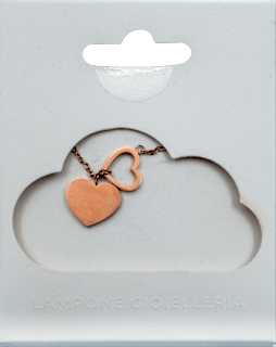 Ogrlica srce - rose gold Lampone