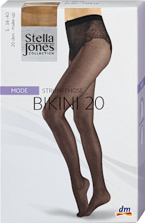 Pančuchové nohavice Bikini 20, 38-40, S, make-up Stella Jones