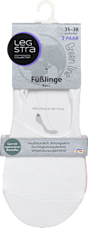 Basic dámské ponožky bílá/růžová, velikost 35-38, 2 páry Legstra