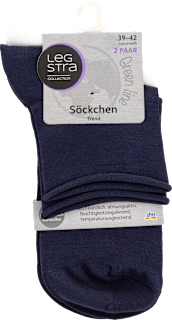 Söckchen Trend in navy und weiß, Gr. 39 - 42 (2 Paar) Legstra