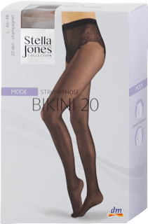 Harisnyanadrág díszített fenékrésszel 20 DEN, champagner, 46-48 Stella Jones