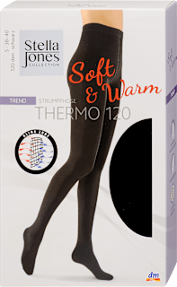 Soft&Warm Trend hulahopke termo, 120 DEN- crne, veličina S 38-40 Stella Jones