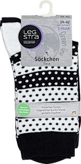 Șosete lungi alb negru mărimea  39-42 Legstra