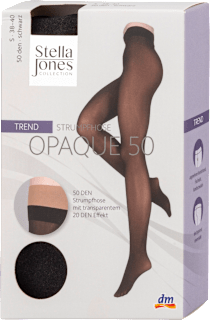 Trend hulahopke Opaque, 50 DEN, veličina S 38 – 40 – crna Stella Jones