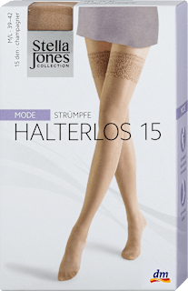 Дълги чорапи, champagner, 15 DEN, размер 39-42 (M/L) Stella Jones