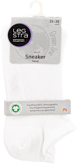 Sneaker Socken Trend Damen weiß, Gr. 35 - 38 (1 Paar) Legstra